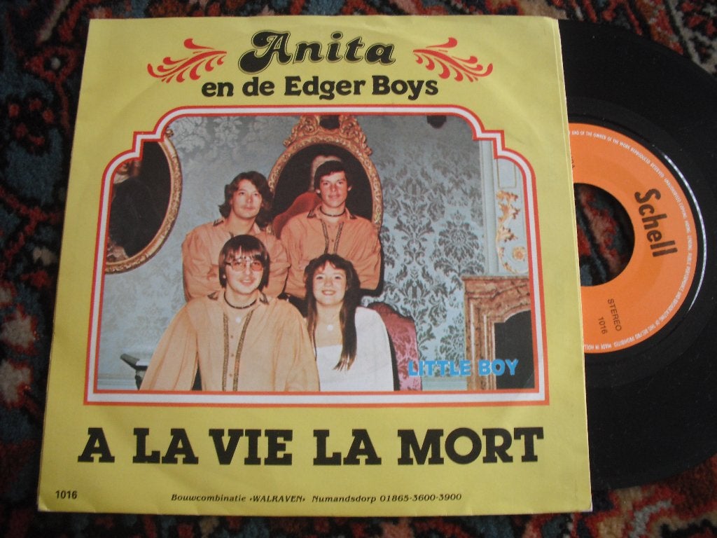 Anita en de Edger Boys - A La Vie La Mort., Ophalen of Verzenden, Zo goed als nieuw, 12 inch, Levenslied of Smartlap