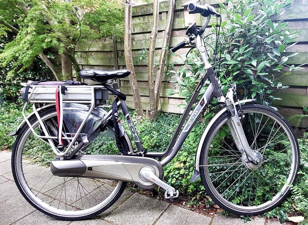 GEVRAAGD elektrische RIH Omega damesfiets, Gebruikt, Minder dan 47 cm, 50 km per accu of meer, Ophalen