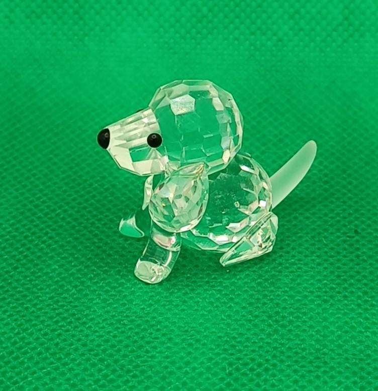 Swarovski hondje, Verzamelen, Swarovski, Zo goed als nieuw, Figuurtje, Ophalen of Verzenden
