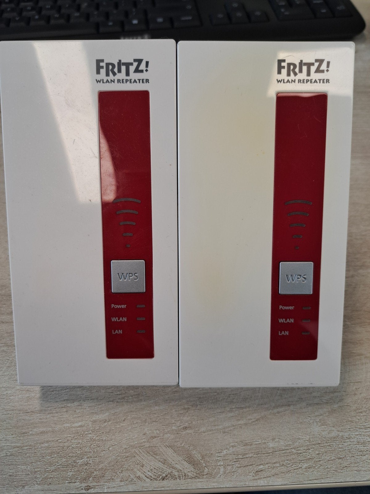 2x FRITZ!WLAN Repeater 1750E - Gebruikt, Router, Gebruikt, FRITZ!, Verzenden