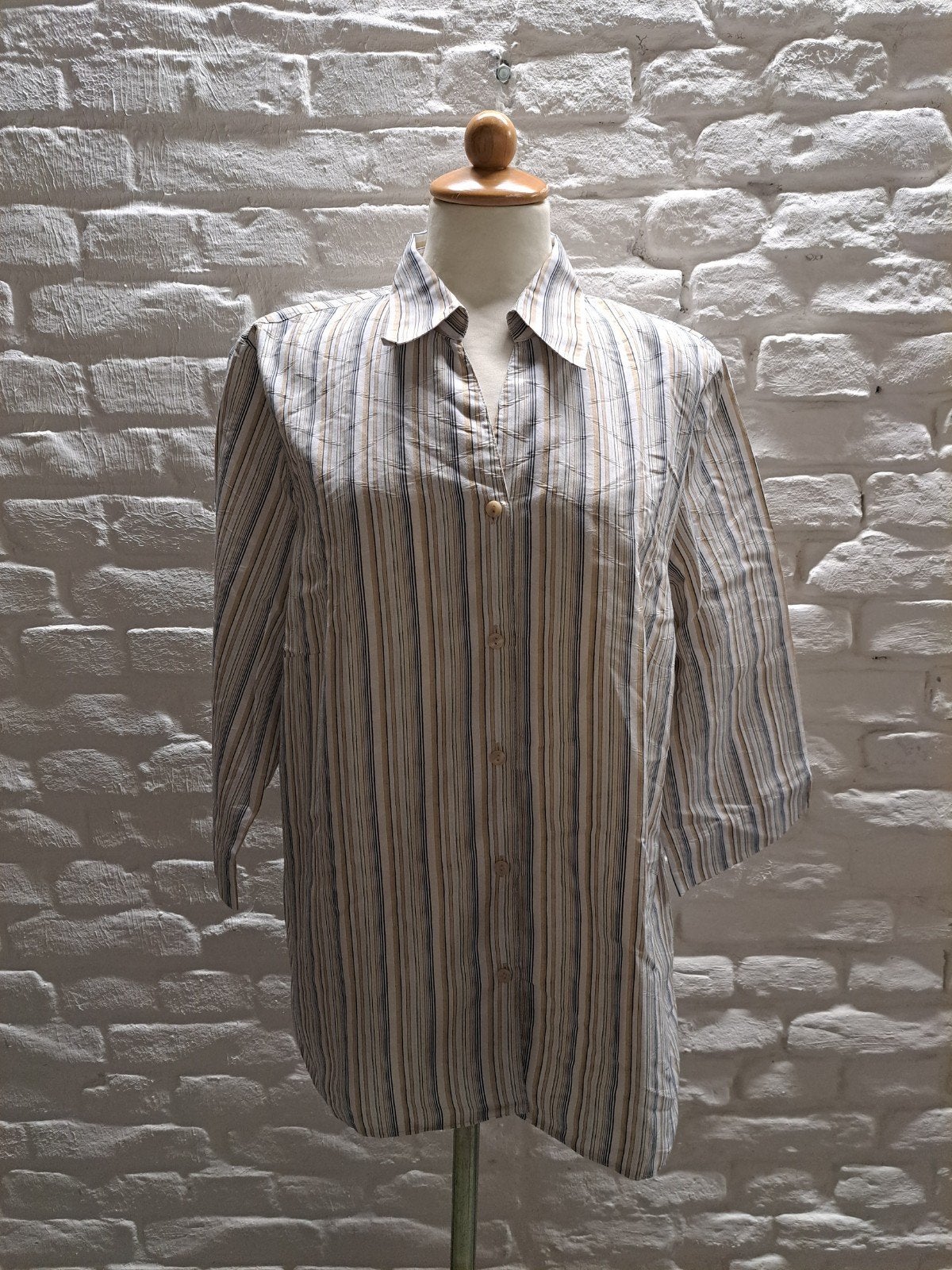 Erfo gestreepte blouse maat 44, Erfo, Maat 42/44 (L), Zo goed als nieuw, Meerkleurig