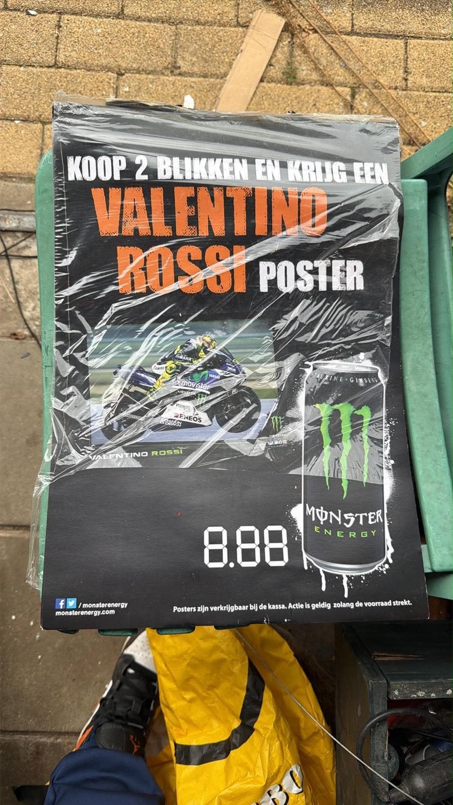 Monster Energy Valentino Rossi posters - Nieuwe staat, Rechthoekig Staand, Nieuw, Ophalen of Verzenden, Sport