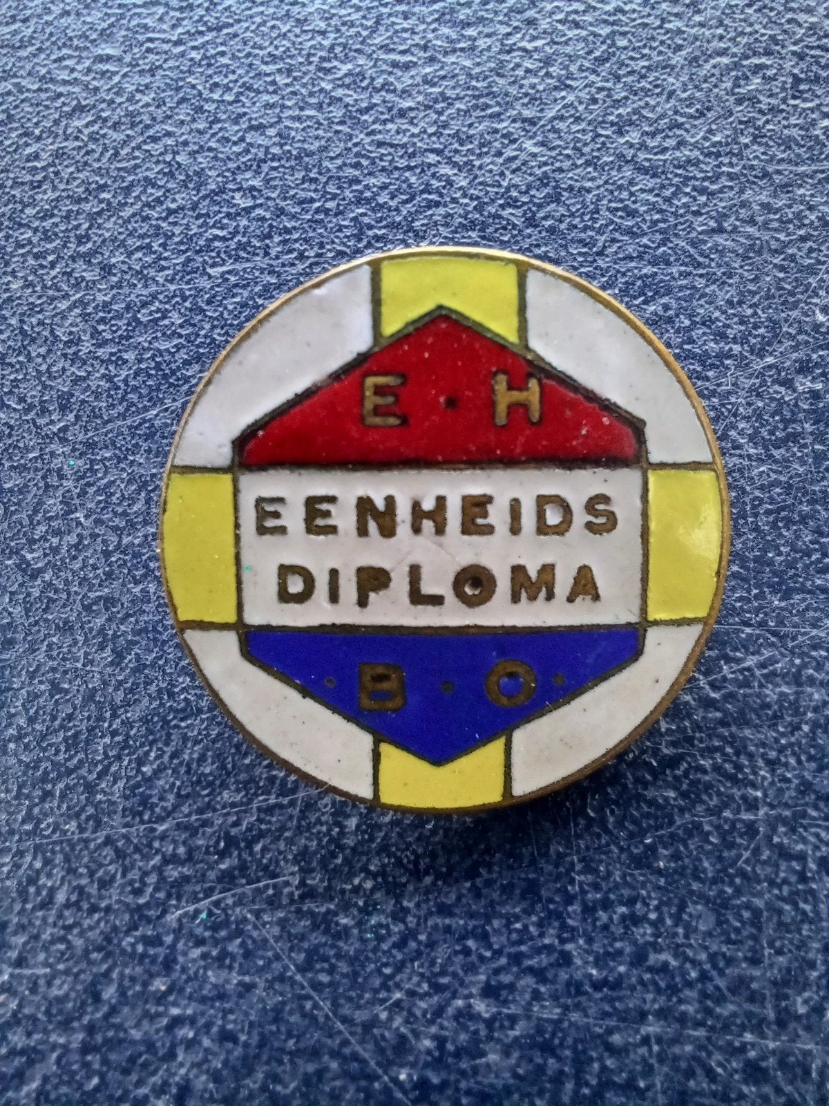 Speld broche EHBO eenheidsdiploma (9092), Ophalen of Verzenden, Gebruikt, Overige onderwerpen, Speldje of Pin