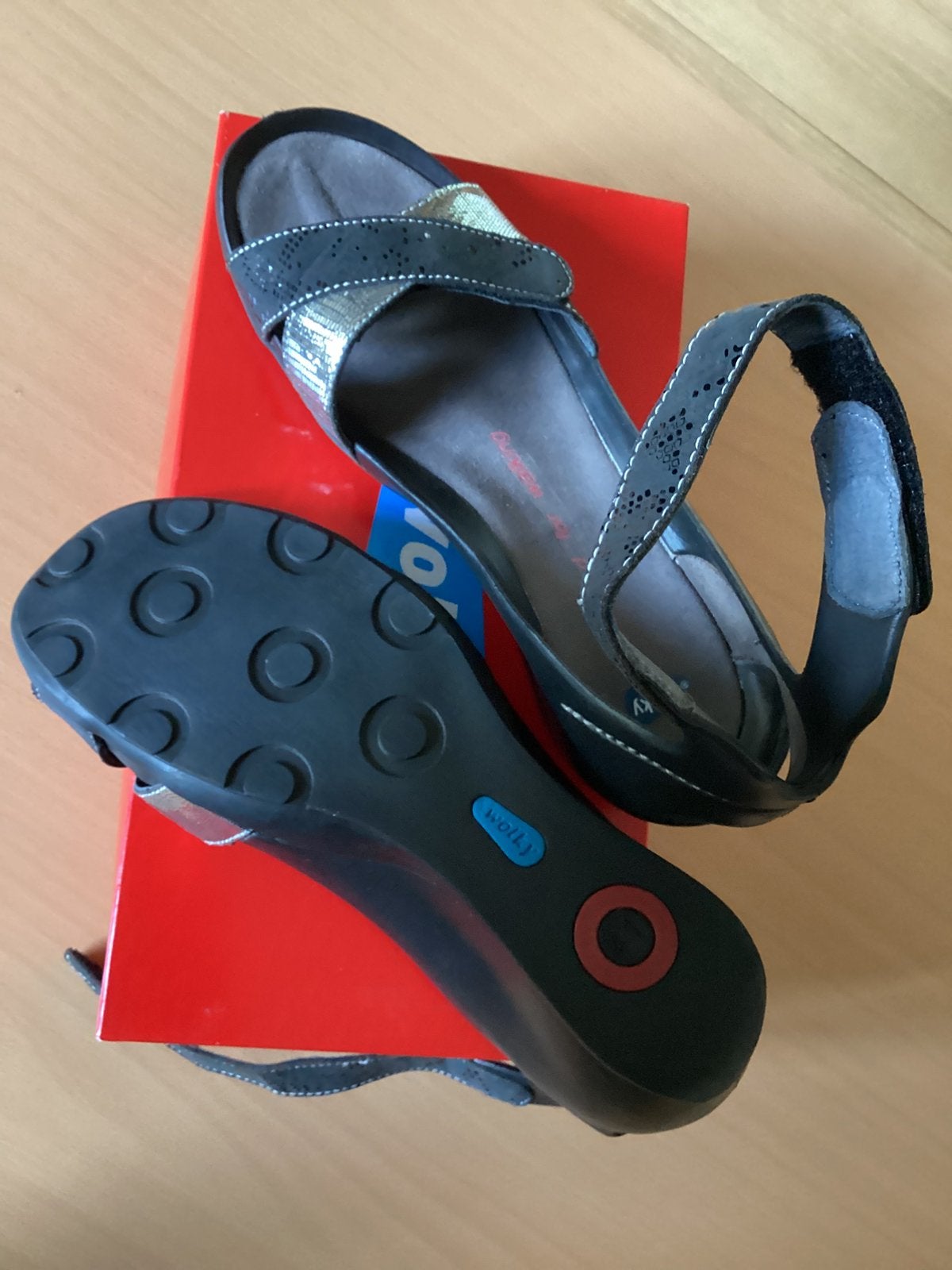 WOLKY DAMES SANDALEN maat 41., Ophalen of Verzenden, Zo goed als nieuw, Sandalen of Muiltjes