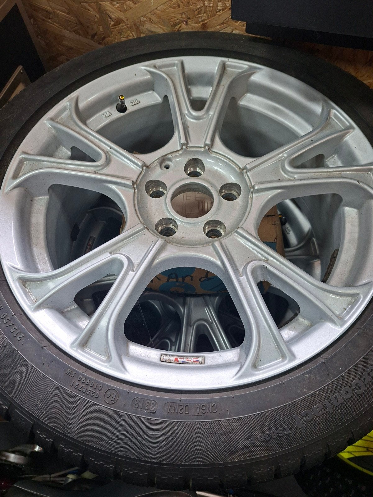 Winterbanden/wielen set Opel Astra J Complete Set ZGAN, Ophalen, Gebruikt, Opel