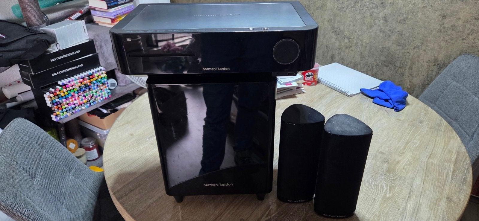 Harman Kardon BDS 210 Home Cinema Set, Gebruikt, 2.1-systeem, Blu-ray-speler, 70 watt of meer