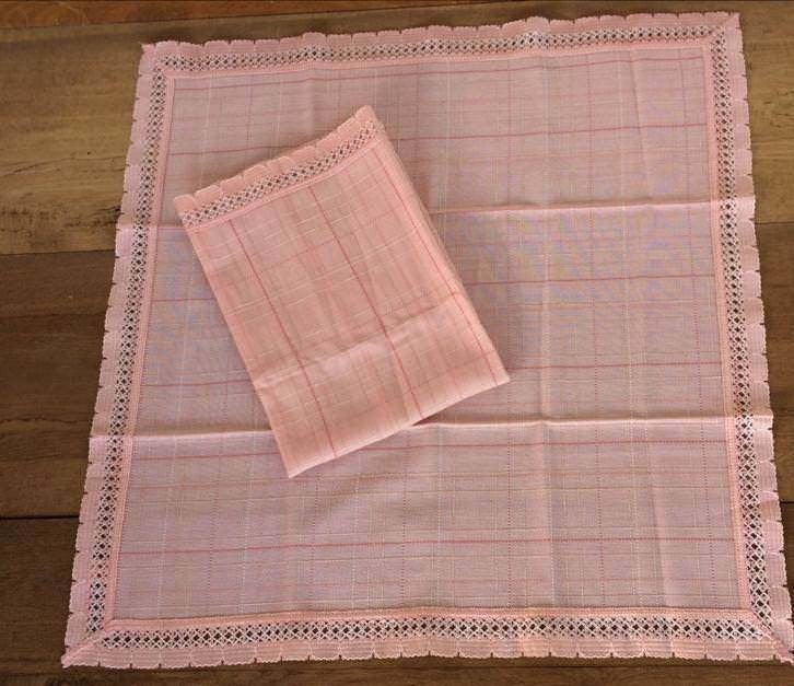 Tafelkleed Roze Nieuw vierkant 77,5 bij 77,5 cm, Ophalen of Verzenden, Nieuw, Vierkant, Binnen