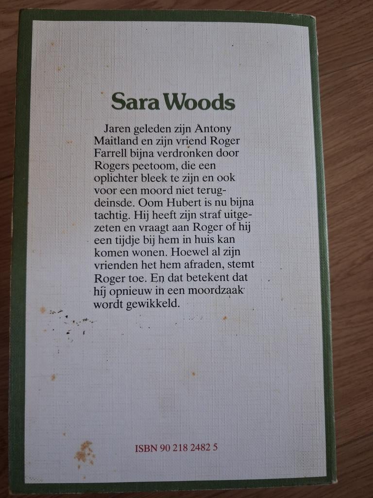 Sara Woods - Uit een duister verleden (Antony Maitland), Boeken, Ophalen of Verzenden, Gelezen, Sara Woods