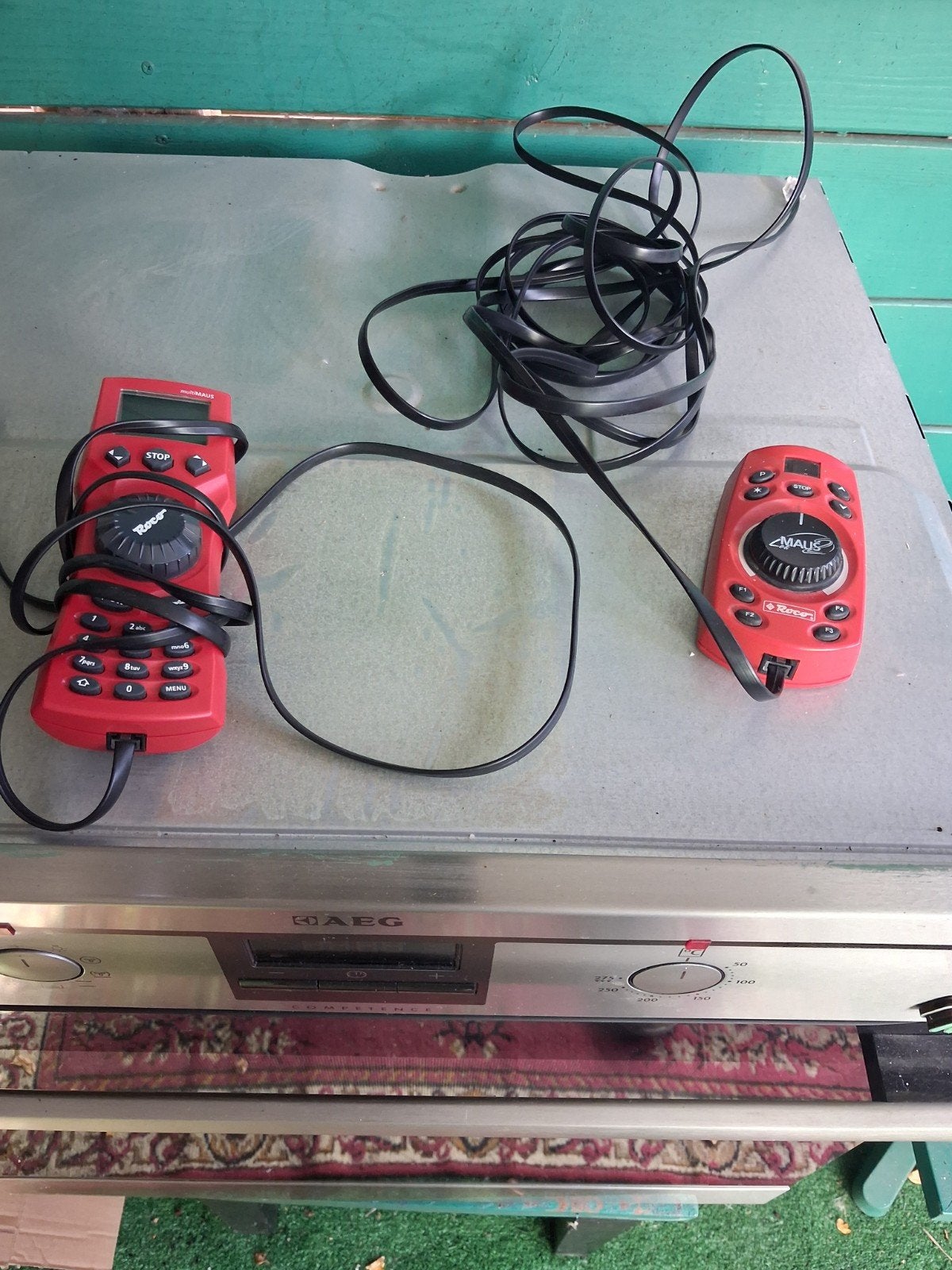 HO schaal 2 stuks Roco Maus 1 groot en 1 klein, Transformator of Voeding, Verzenden, Gelijkstroom of Wisselstroom, Analoog