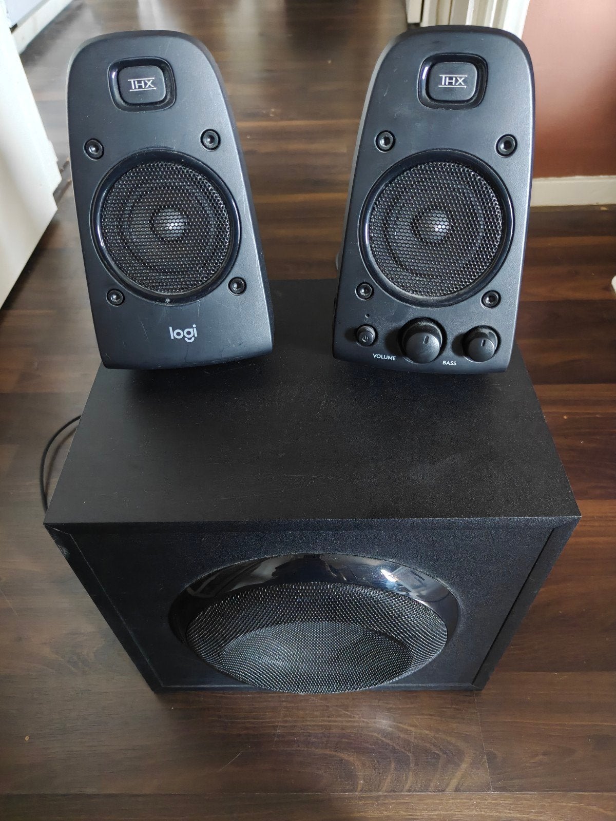 Logitech Z623 THX 2.1 Luidsprekerset - Perfect Werkend, Ophalen of Verzenden, Gebruikt, Audiokanaal 2.1, Logitech