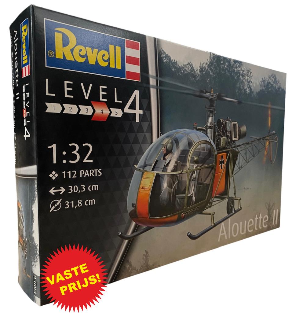 Alouette II (Revell 03804) 1/32, Nieuw, Ophalen of Verzenden, Groter dan 1:72, Revell