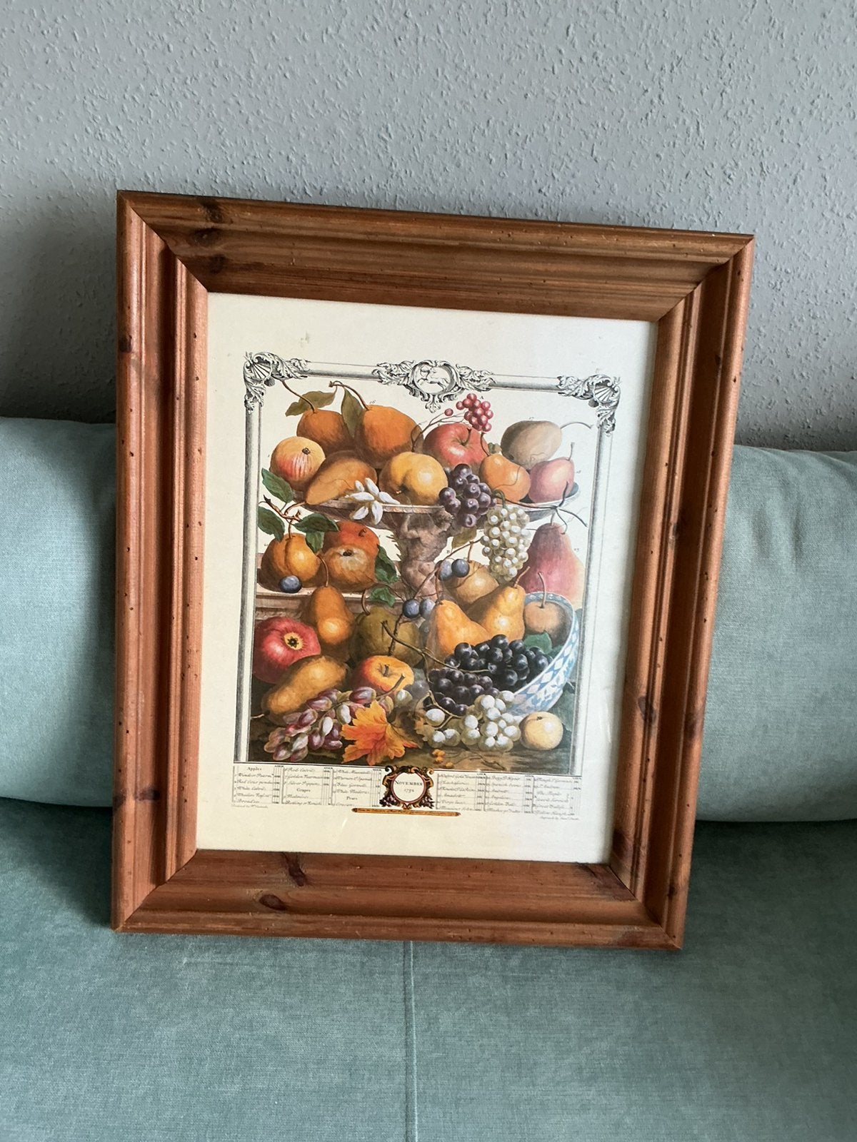 Schilderij fruit, Ophalen, 57 cm, Gebruikt, Ingelijst werk