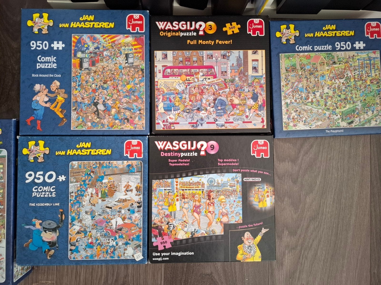Jan van Haasteren & Wasgij Puzzels (950/500 stukjes), Ophalen, Meer dan 50 stukjes, 6 jaar of ouder