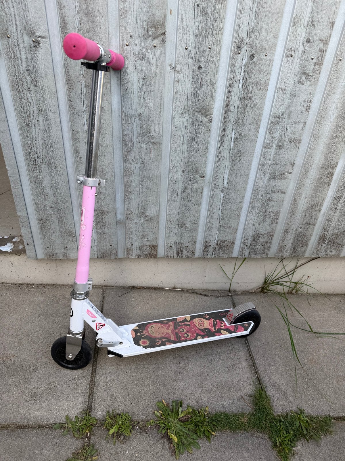 Oxelo kinderstep roze/wit, Fietsen en Brommers, Ophalen, Gebruikt, Gewone step