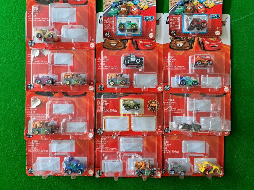 Mattel Disney Pixar Cars Mini racers (Lightning McQueen, ..), Ophalen of Verzenden, Nieuw