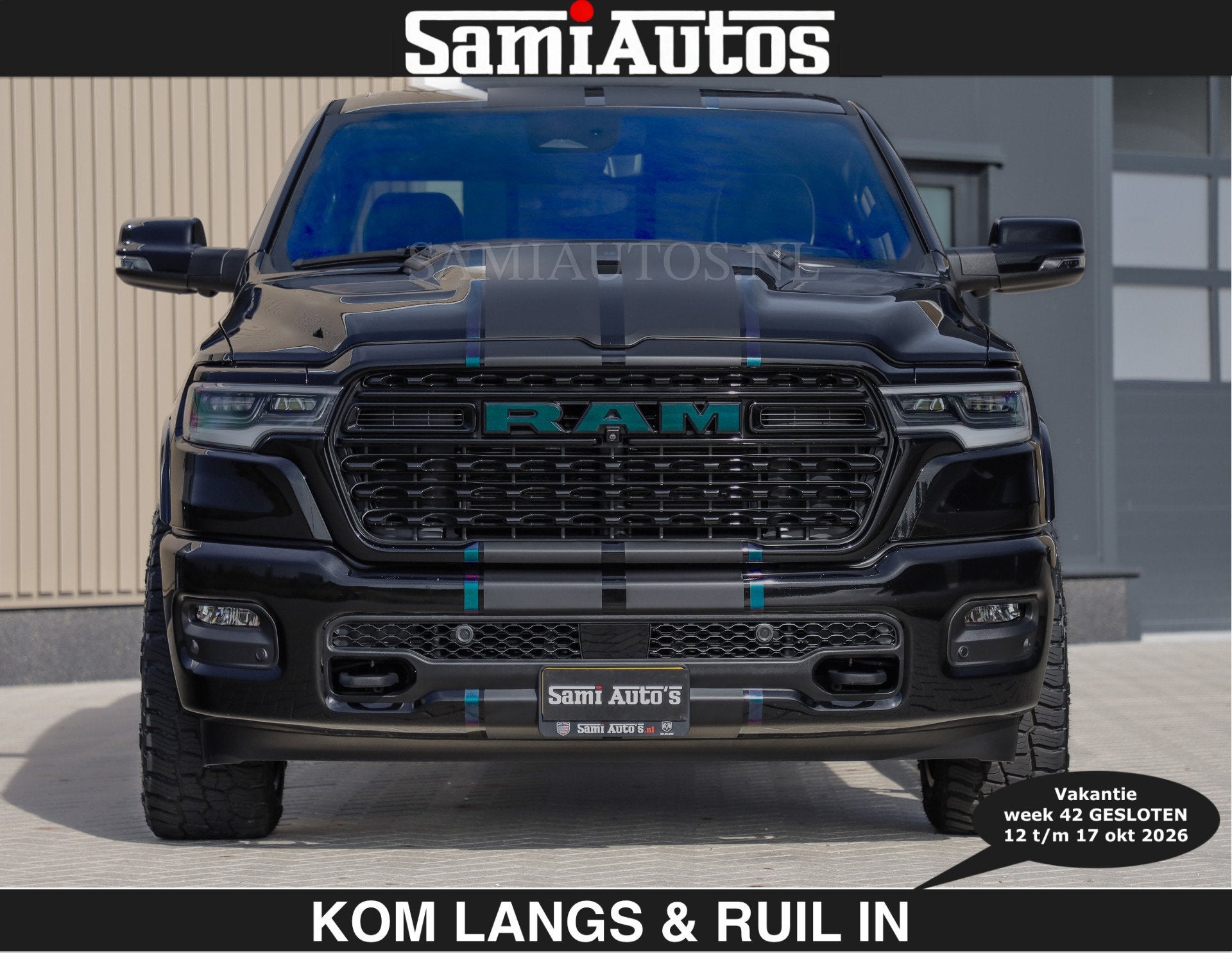 Dodge Ram LIMITED 2027 5.7 V8 HEMI | € 79950 excl excl | M, Auto's, Automaat, Dealer onderhouden, 5654 cc, Met garantie (alle)