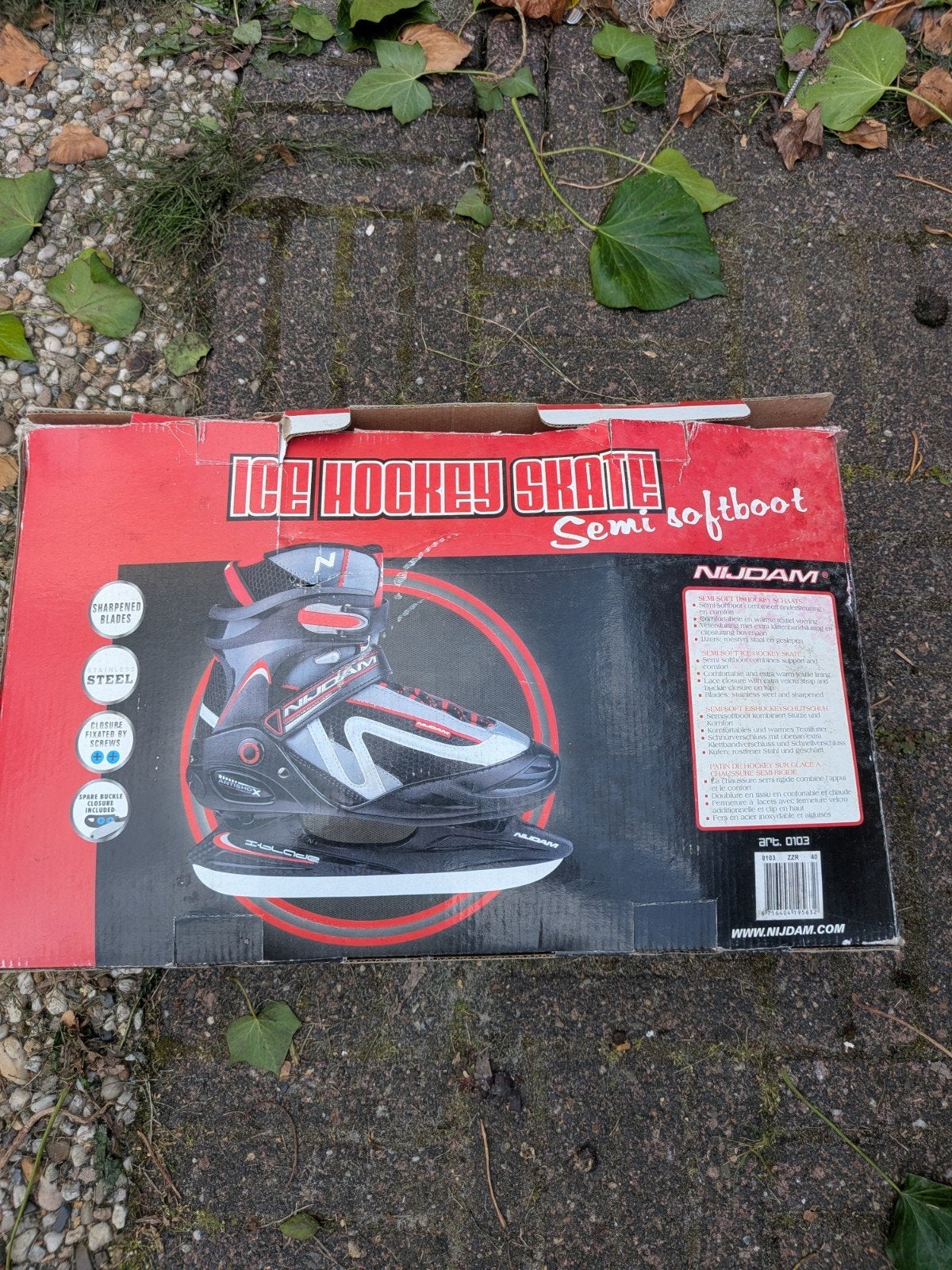 Nijdam IJshockechaatsen Semi Softboot maat 40, Ophalen, Nieuw, IJshockeyschaatsen, Nijdam
