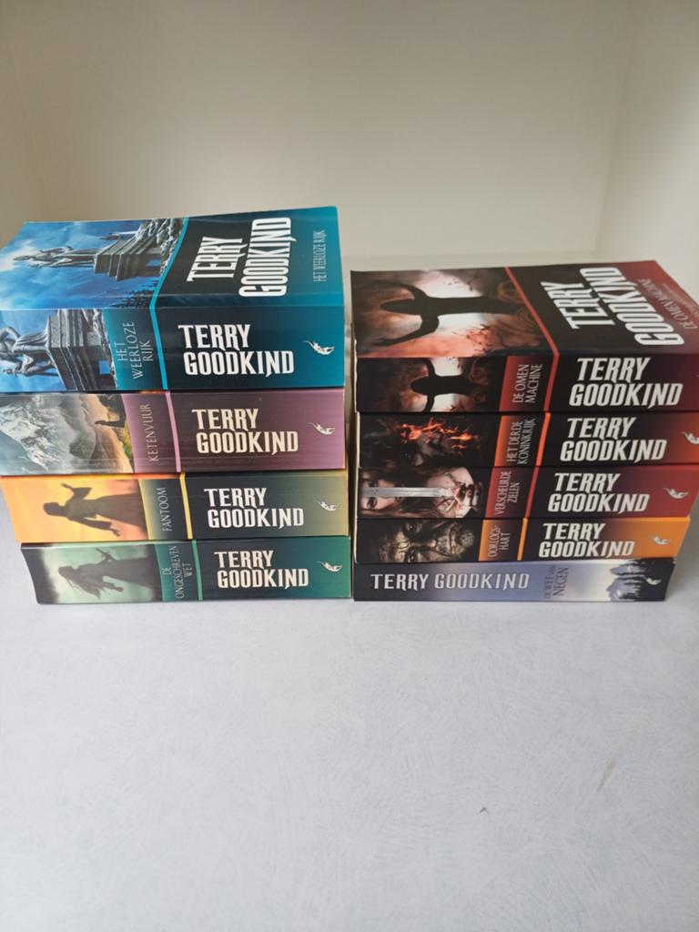 De wetten van de magie 8 tm 15, Boeken, Ophalen of Verzenden, Gelezen, Terry Goodkind