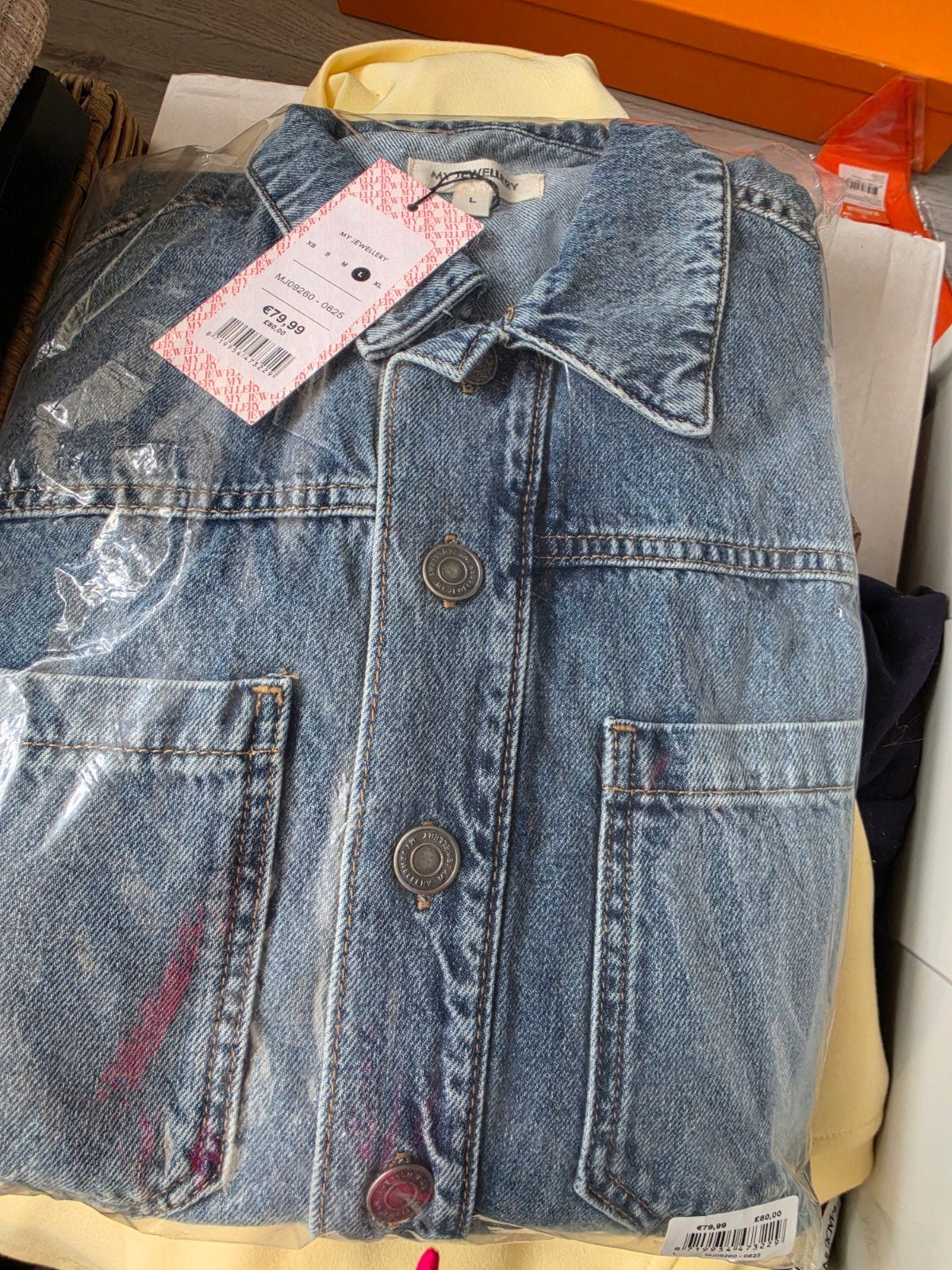 Nieuwe spijker jumpsuit - Maat L, My Jewellery, Blauw, Maat 42/44 (L), Nieuw