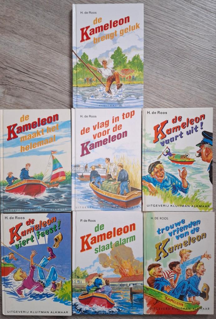 De Kameleon boeken - H. de Roos - Set van 6, Boeken, Ophalen of Verzenden, Gelezen, H. de Roos, Fictie