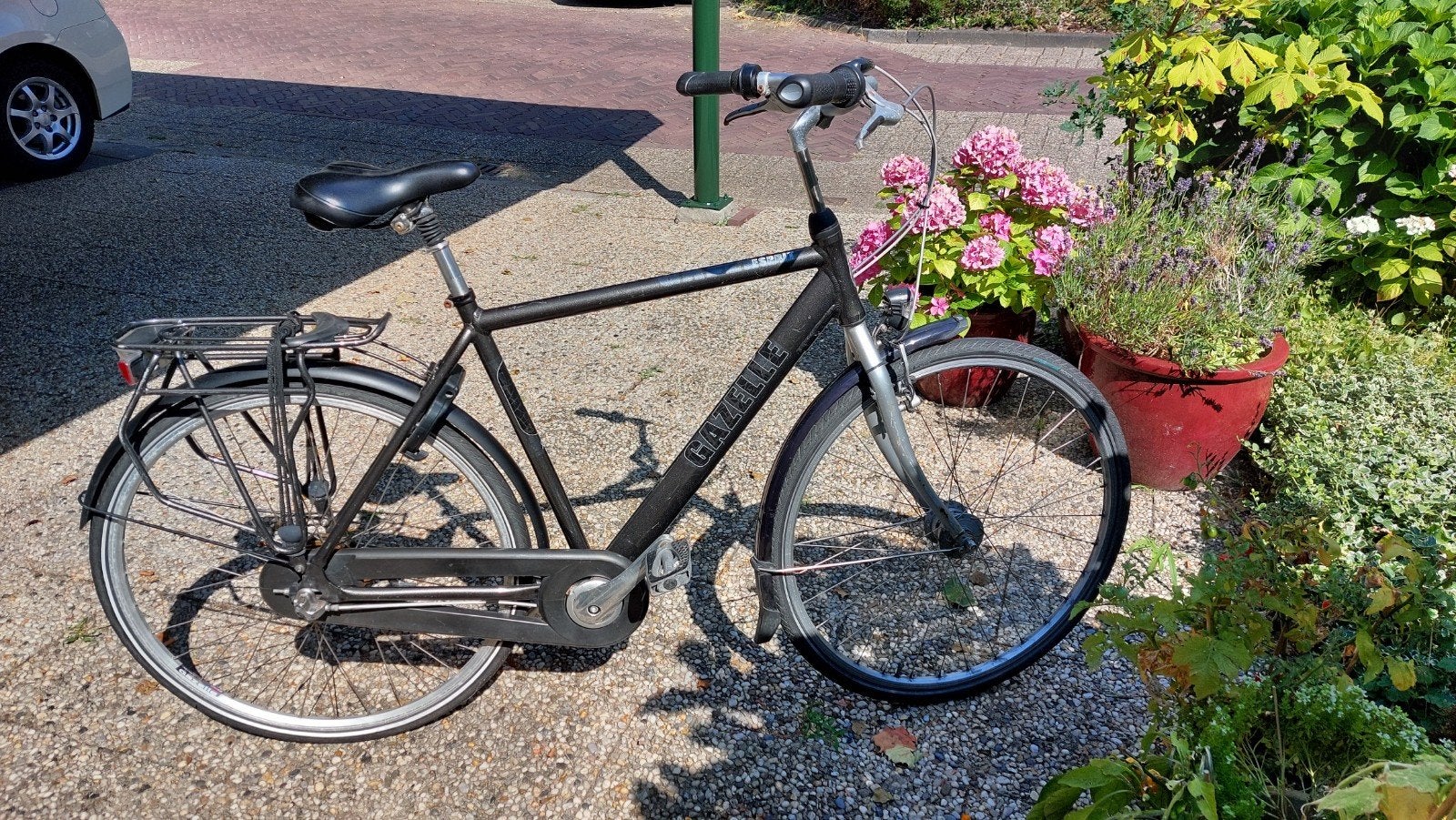 Gazelle Esprit herenfiets - Framemaat 55 grijs, Fietsen en Brommers, Fietsen | Heren | Herenfietsen, Ophalen, Gebruikt, Versnellingen