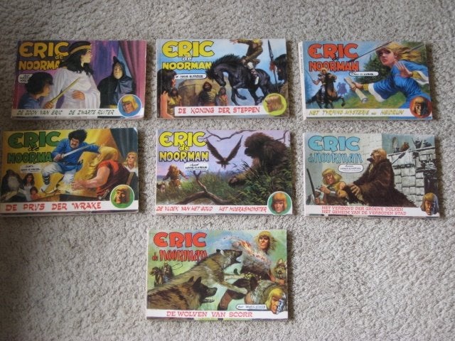 Eric de Noorman 7 stuks Hans G Kresse, Eén stripboek, Ophalen of Verzenden, Gelezen