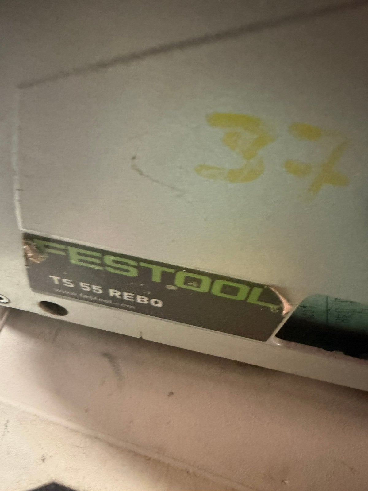 Festool ts 55 ebq, Doe-het-zelf en Verbouw, Gebruikt, Invalzaag, Ophalen of Verzenden, 30 tot 70 mm