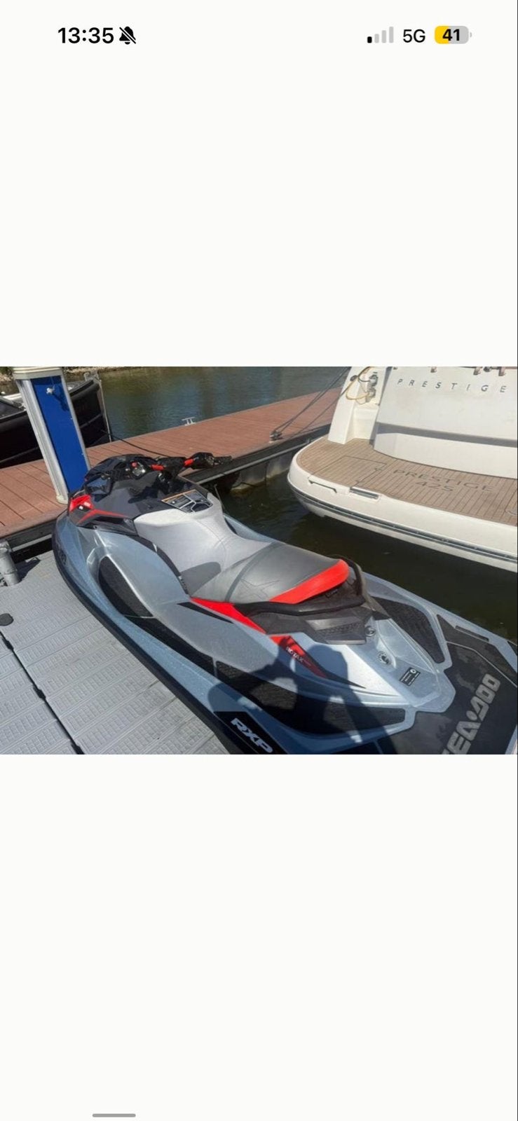 Sea-Doo RXP-X 300 RS Jetski met trailer, Watersport en Boten, Jetski's en Waterscooters, Ophalen, Zo goed als nieuw, Benzine, 200 pk of meer