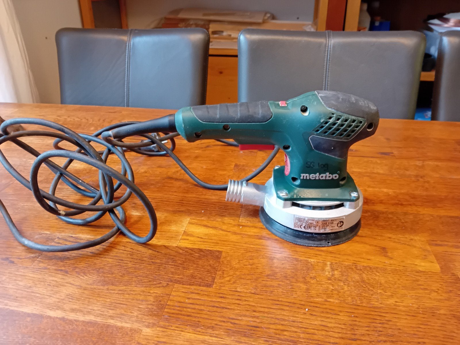 Metabo schuurmachine sxe 3125 zgan, Ophalen of Verzenden, Zo goed als nieuw, Minder dan 600 watt, Vlakschuurmachine