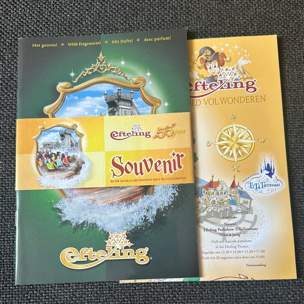 Efteling jaarboekje 2007 met wikkel en plattegrond, Verzamelen, Ophalen of Verzenden, Zo goed als nieuw, Overige typen