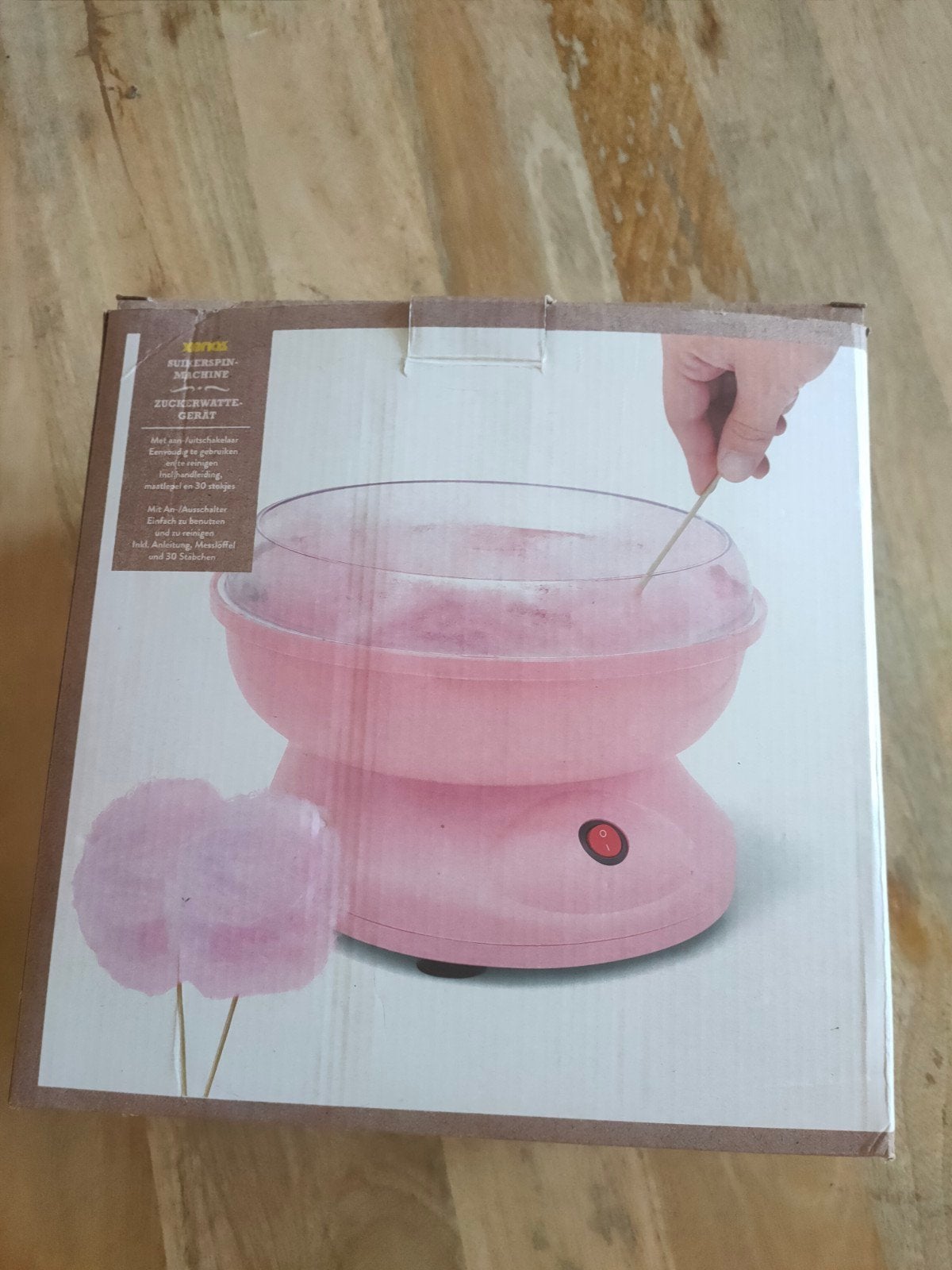 Roze Suikerspinmachine - Nieuw in Doos, Hobby en Vrije tijd, Feestartikelen | Verhuur, Ophalen of Verzenden