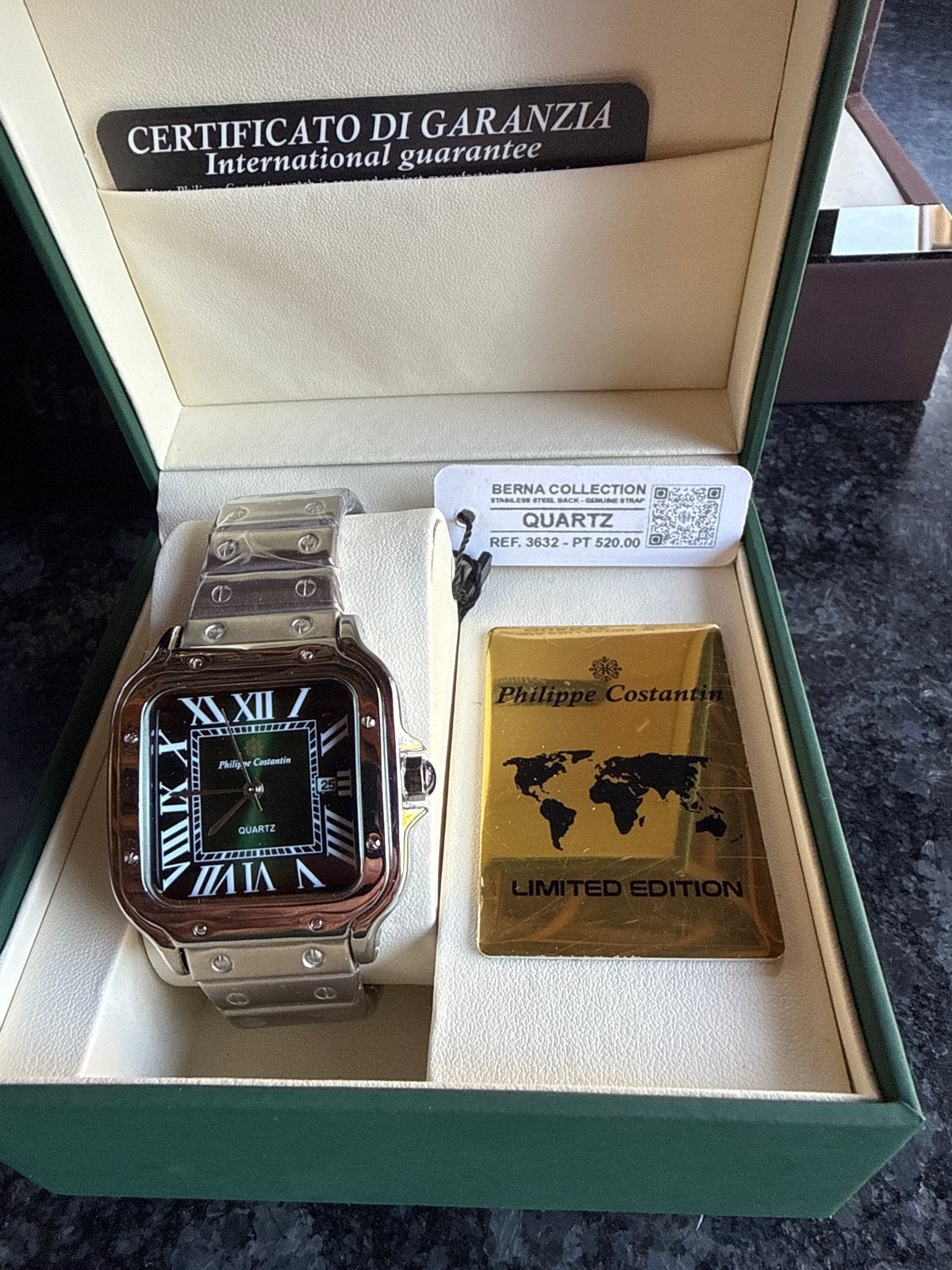 Philippe Costantin Limited Edition Quartz Horloge, Overige merken, Staal, Polshorloge, Nieuw