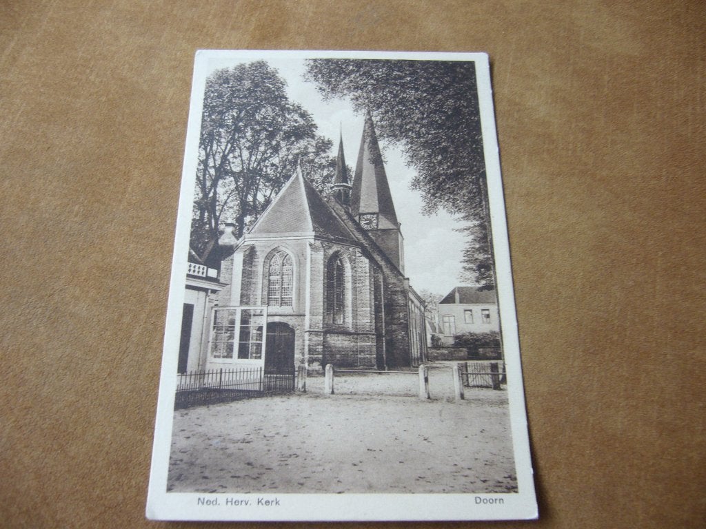 DOORN  =  NED HERV KERK  1932, Ophalen of Verzenden, 1920 tot 1940, Gelopen, Utrecht
