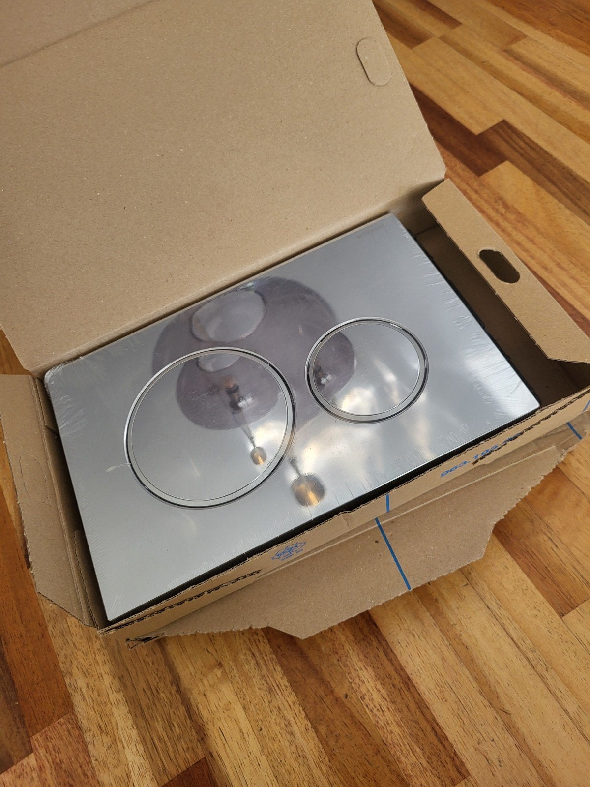 2x Geberit Sigma20 Bedieningspaneel chroom, Ophalen of Verzenden, Nieuw, Chroom, Toilet