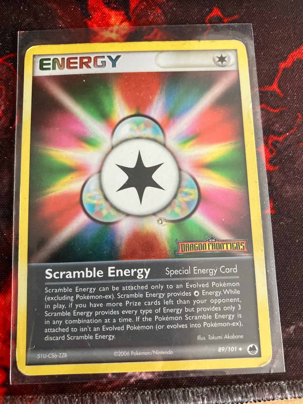 Pokémon Scramble Energy Kaart - Dragon Frontiers 89/101, Ophalen of Verzenden, Zo goed als nieuw, Losse kaart