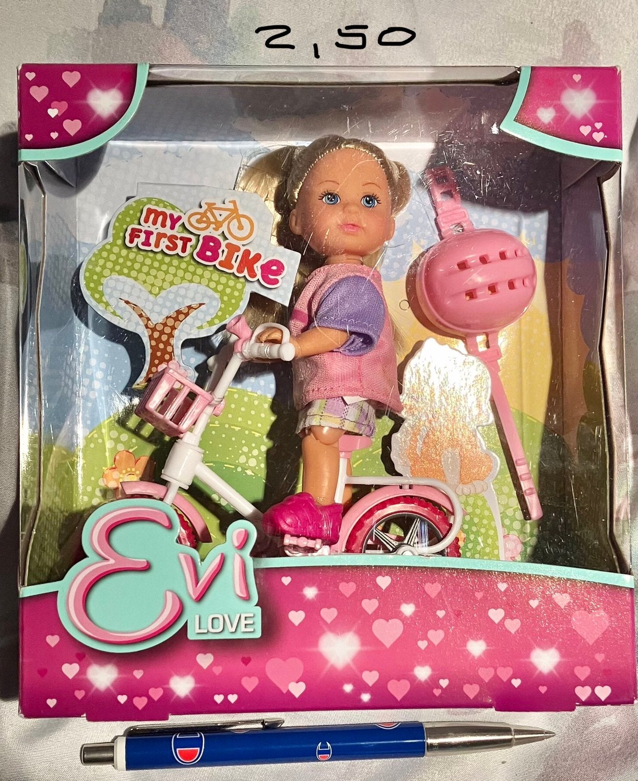 Evi poppetje met fiets nw, Ophalen of Verzenden, Nieuw, Overige typen