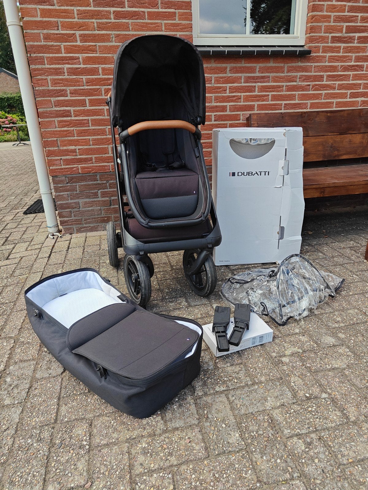 Dubatti One Kinderwagen -Compleet met reiswieg & accessoires, Kinderen en Baby's, Kinderwagens en Combinaties, Gebruikt, Combiwagen
