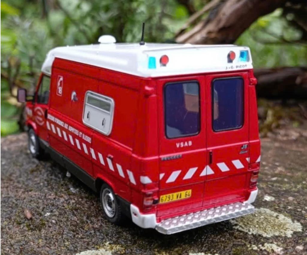 Peugeot J5 Maxum VSAB Picot Pyrenees BRANDWEER 1/43 # 40, Hobby en Vrije tijd, Verzenden, Nieuw, Bus of Vrachtwagen, Overige merken