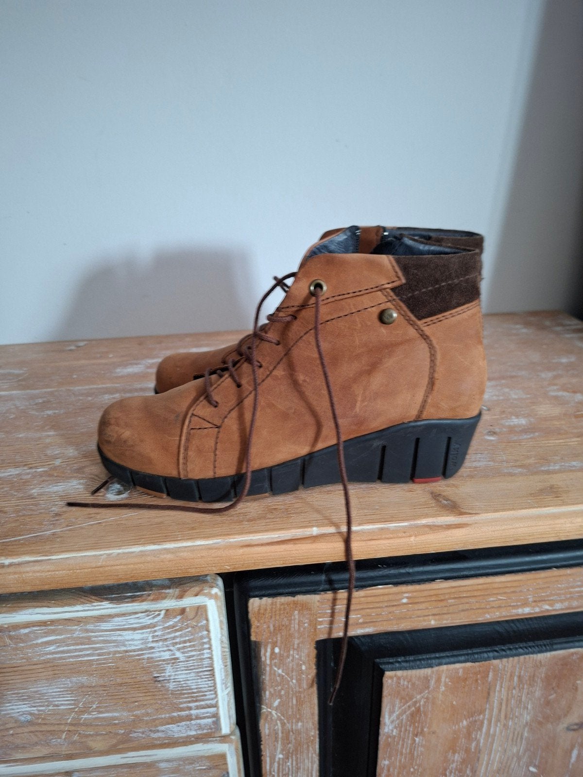 🌴 2 x Wolky dames veterschoenen/pumps maat 37, Kleding | Dames, Bruin, Ophalen of Verzenden, Zo goed als nieuw, Wolky