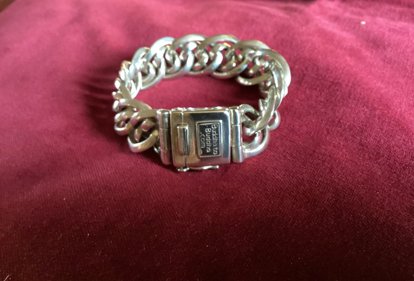 Buddha to buddha armband Nathalie small “ zo goed als nieuw, Ophalen of Verzenden, Zo goed als nieuw, Zilver