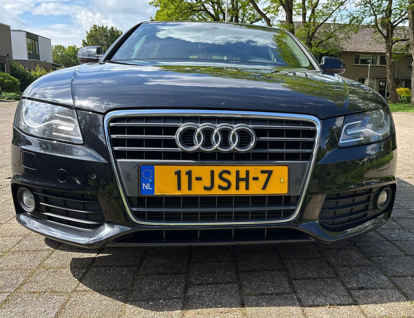 Audi A4 2.0 Tfsi 155KW Avant 2009 Zwart, Auto's, Voorwielaandrijving, Euro 5, 15 km/l, Mistlampen