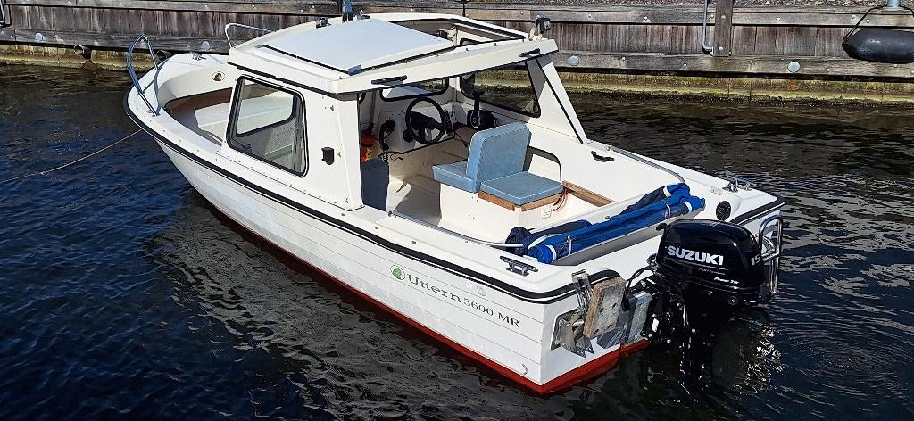 Uttern 5600 pilothouse cabin | Suz 15PK EFI |e.start |trim, Watersport en Boten, Ophalen, 10 tot 30 pk, Gebruikt, 3 tot 6 meter