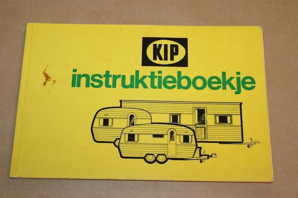 Kip caravans Instruktieboekje - Circa 1975 !!, Ophalen of Verzenden, Zo goed als nieuw, Tractor en Landbouw