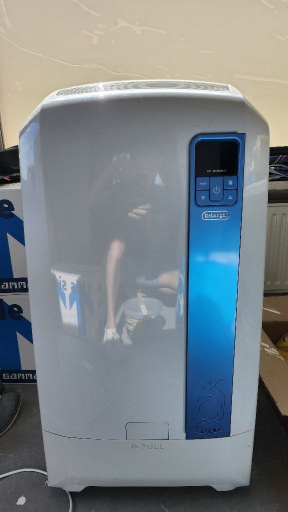 DeLonghi mobiele airco, Witgoed en Apparatuur, Airco's, Timer, 3 snelheden of meer, Ophalen of Verzenden, Zo goed als nieuw