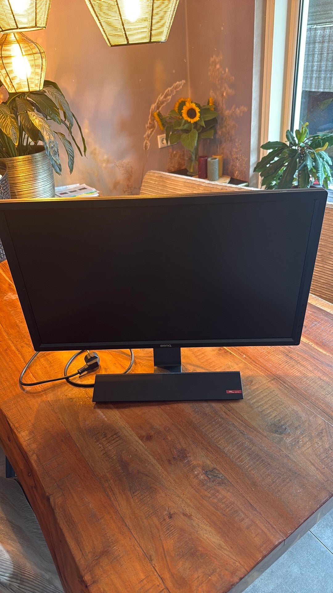 BenQ game pc monitor, Ophalen, Gebruikt, Full HD, 60 Hz of minder