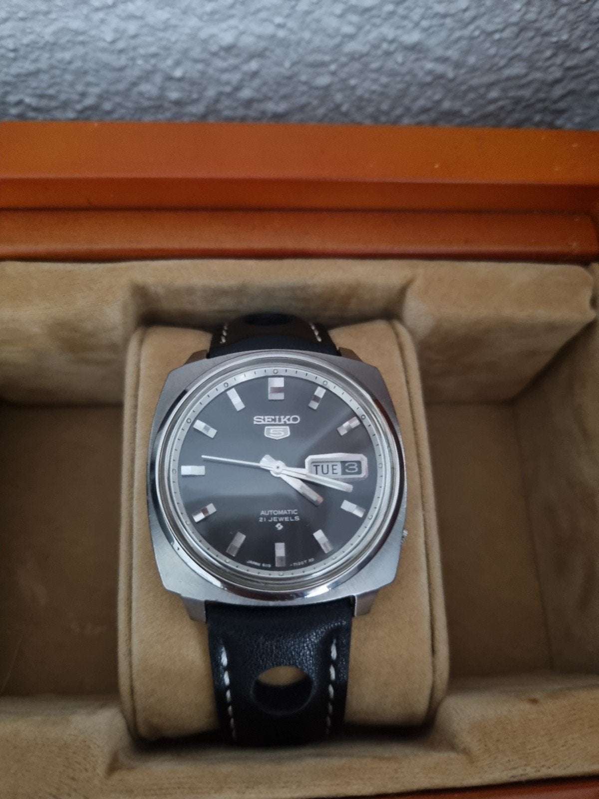 Seiko 5 Automatic 70's 21 Jewels Herenhorloge - Zo goed als, Sieraden, Tassen en Uiterlijk, Horloges | Heren, Ophalen of Verzenden