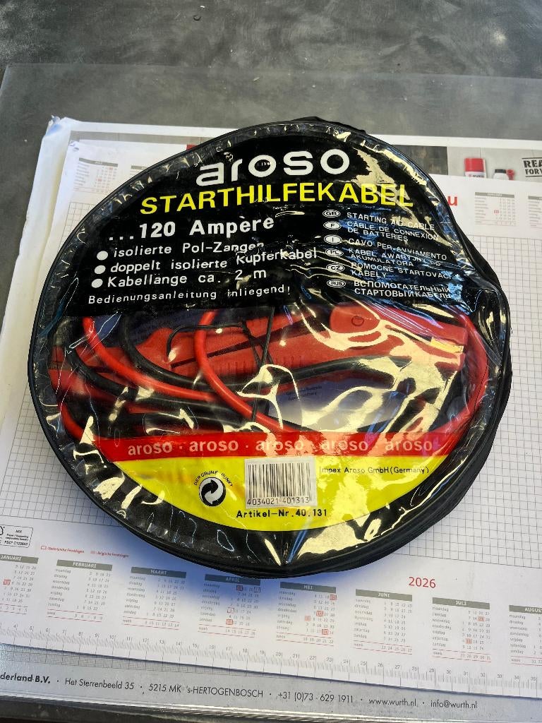75x aroso startkabel 120a 2m, Ophalen of Verzenden, Nieuw