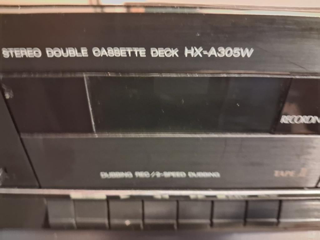 Akai hx-305w dubbel casseten deck.bieden., Audio, Tv en Foto, Cassettedecks, Ophalen of Verzenden, Akai