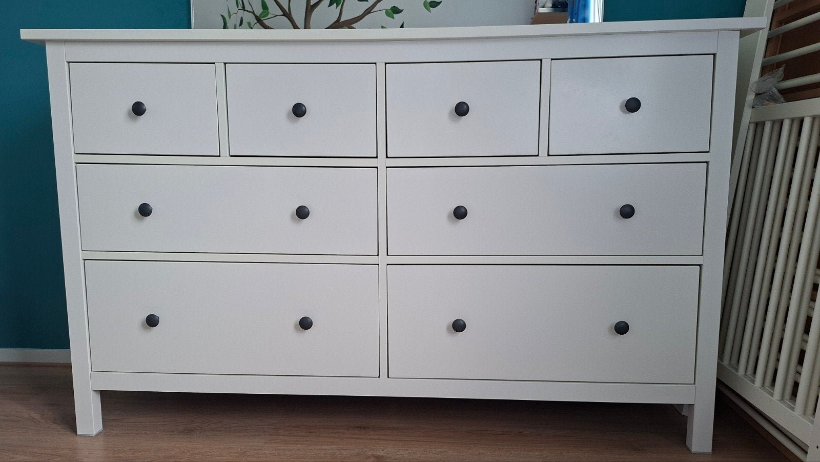 IKEA Hemnes ladekast wit - commode, Ophalen, Gebruikt, Scandinavisch, Klassiek, 150 tot 200 cm