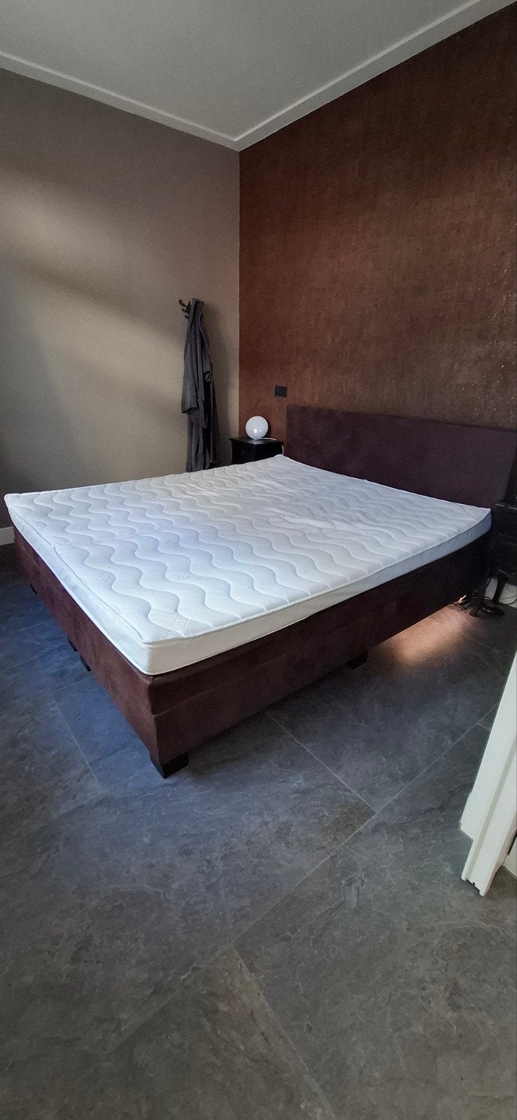 prima waterbed met twee afzonderlijke water zakken, Ophalen, Bruin, 210 cm, Tweepersoons